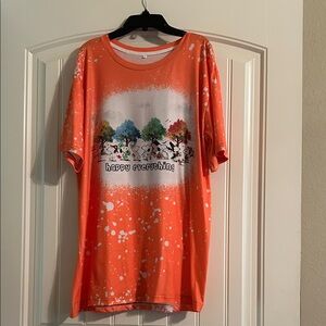 NWOT Women’s holiday Snoopy tee!!! Orange 'Happy Everything' Graphic Tee